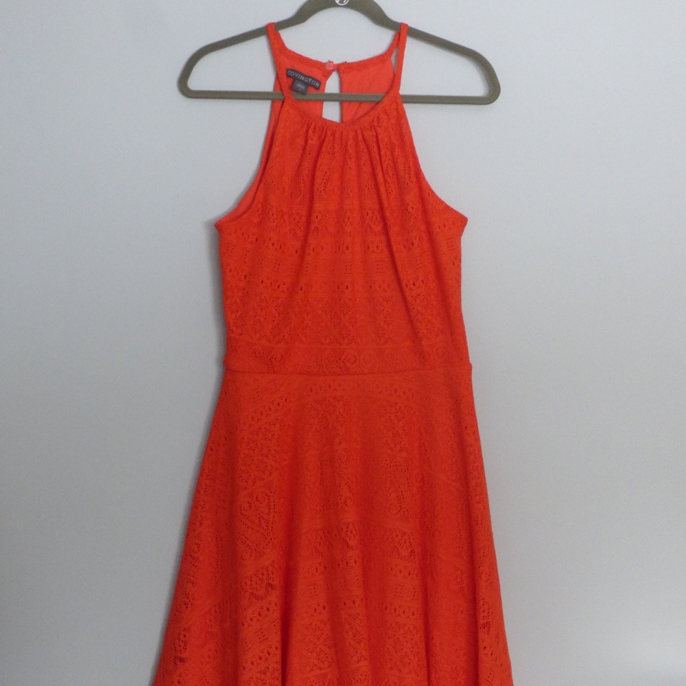 Covington racer-back spring dress